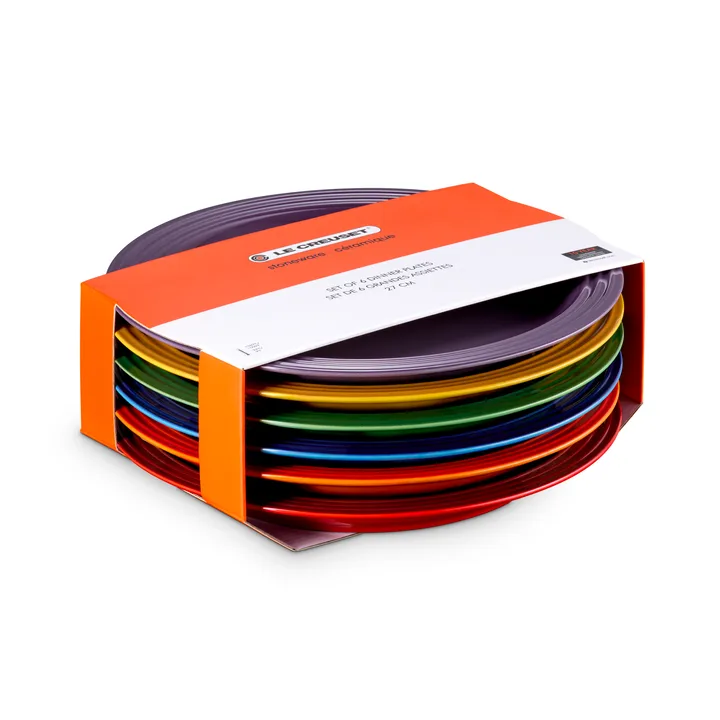 Signature Steingut Teller 6-teilig - Rainbow - Le Creuset