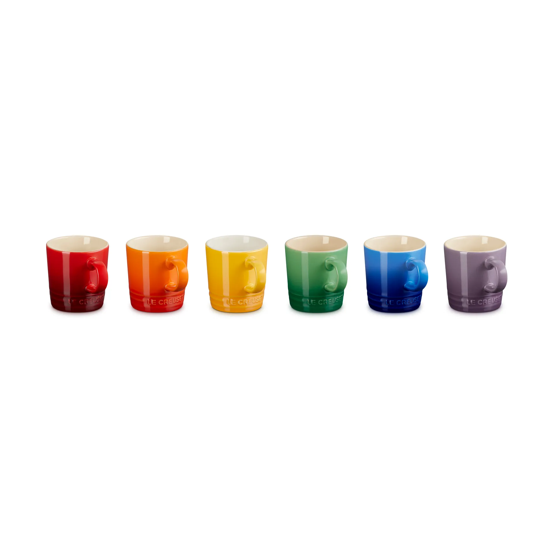 Signature Steinzeug Espressotasse 6-teilig, Rainbow Le Creuset