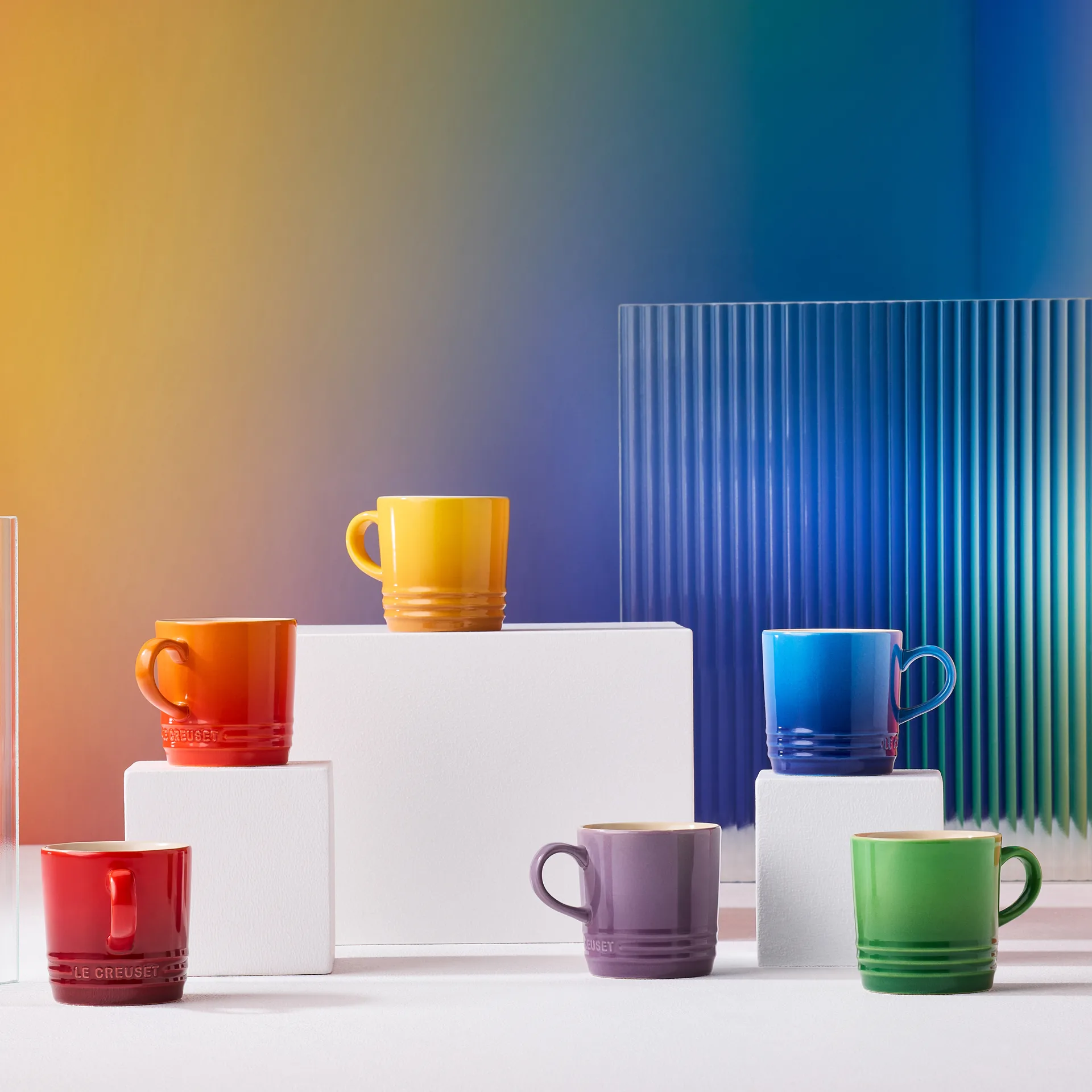 Signature Steinzeug Espressotasse 6-teilig, Rainbow Le Creuset