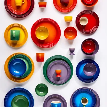 Signature Steinzeug tiefer Teller 6-teilig - Rainbow - Le Creuset