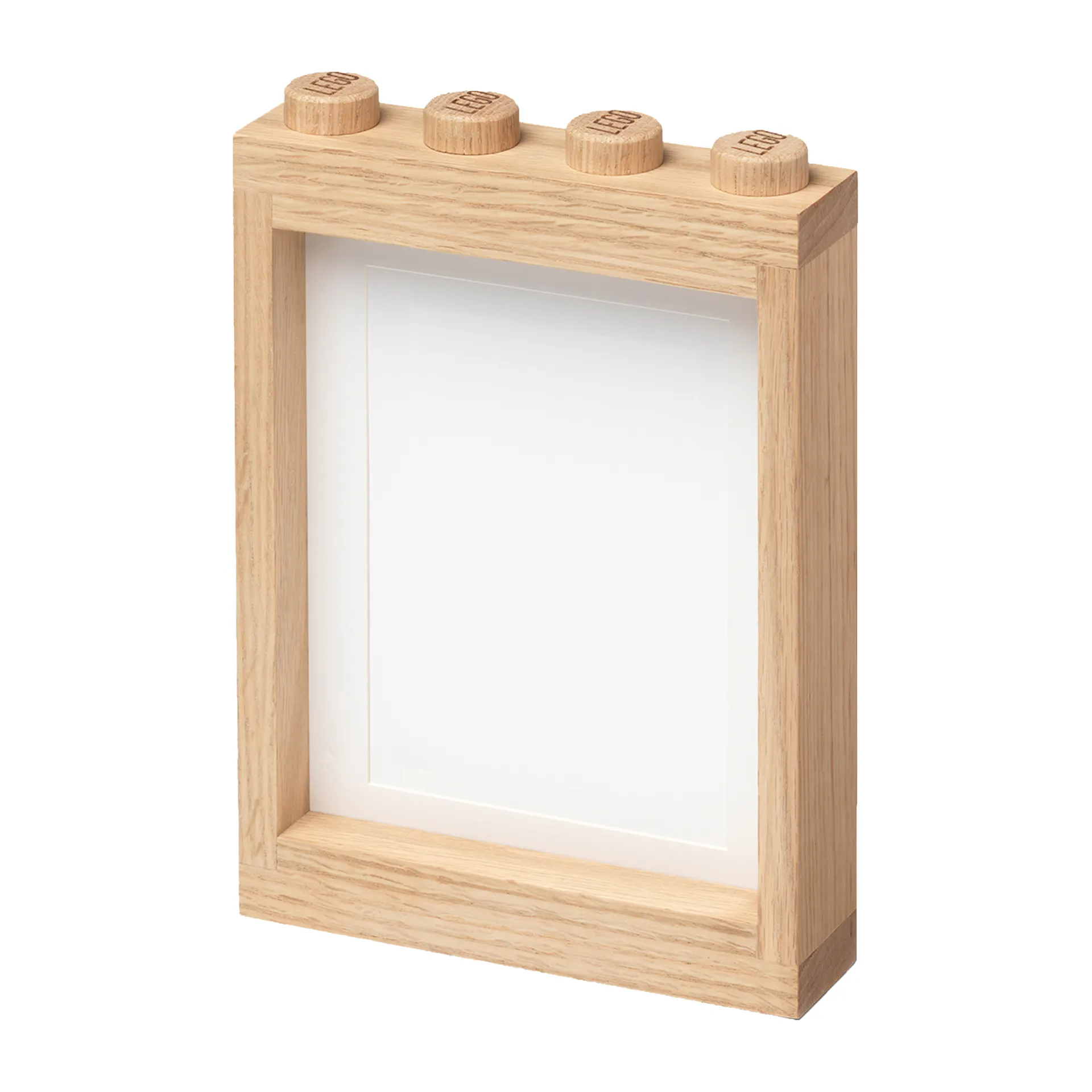 LEGO Bilderrahmen Holz, Eiche geseift Lego