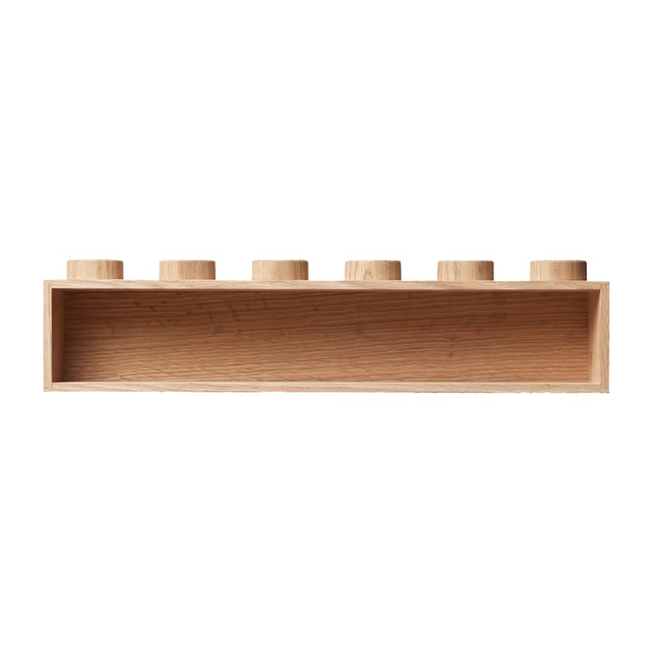 LEGO Bücherregal Holz, Eiche geseift Lego