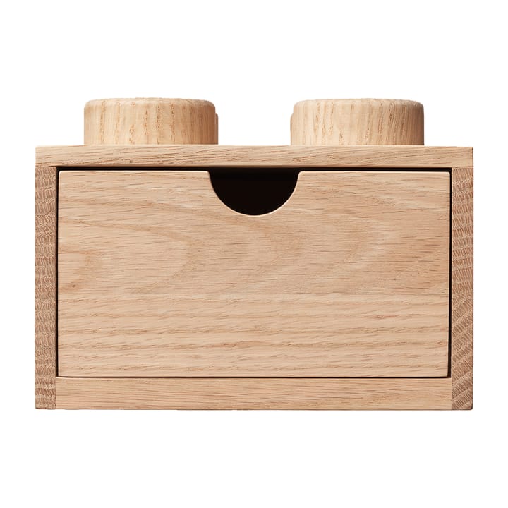 LEGO Schreibtischschublade 4 Holz, Eiche geseift Lego
