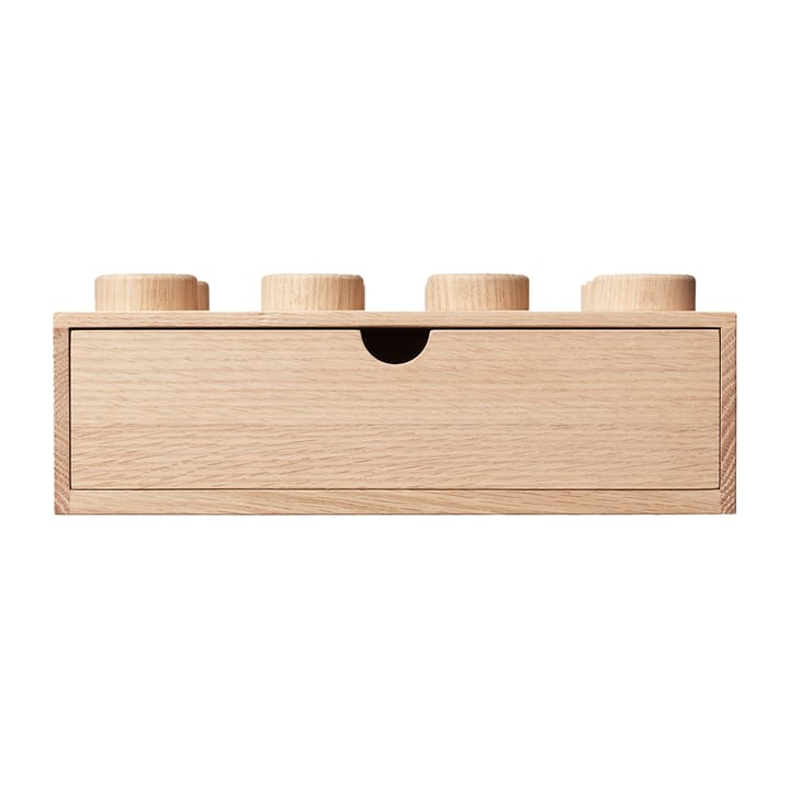 LEGO Schreibtischschublade 8 Holz, Eiche geseift Lego