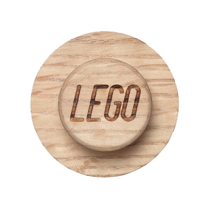 LEGO Wandhaken Holzset, Eiche geseift Lego