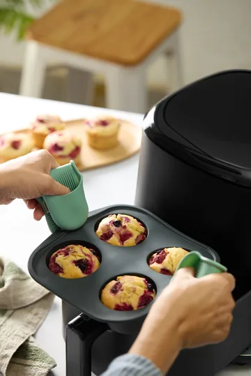 Lékué Air Fryer Muffinform 4-teilig - Grey - Lékué