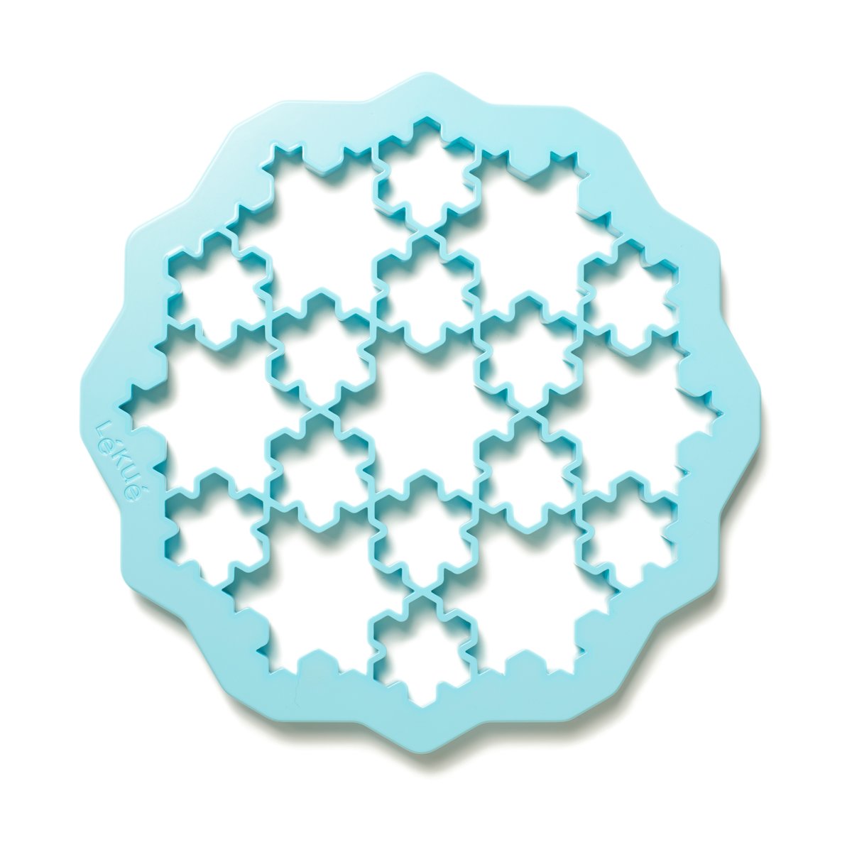 Lékué Lékué Ausstecher Schneepuzzle 23,5x23,5 cm Blau