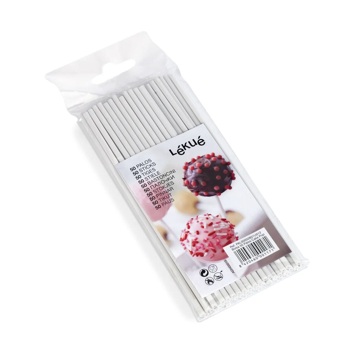 Lékué Lékué cake pop-Spieße 50er-Pack Weiß