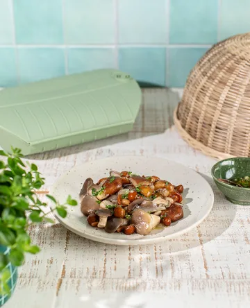 Lékué Dampfgarer - Grün, mit Tablett, 4-teilig - Lékué