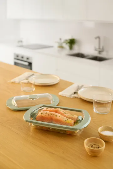 Lékué Dampfgarer - Transparent, Glas, 2-teilig - Lékué