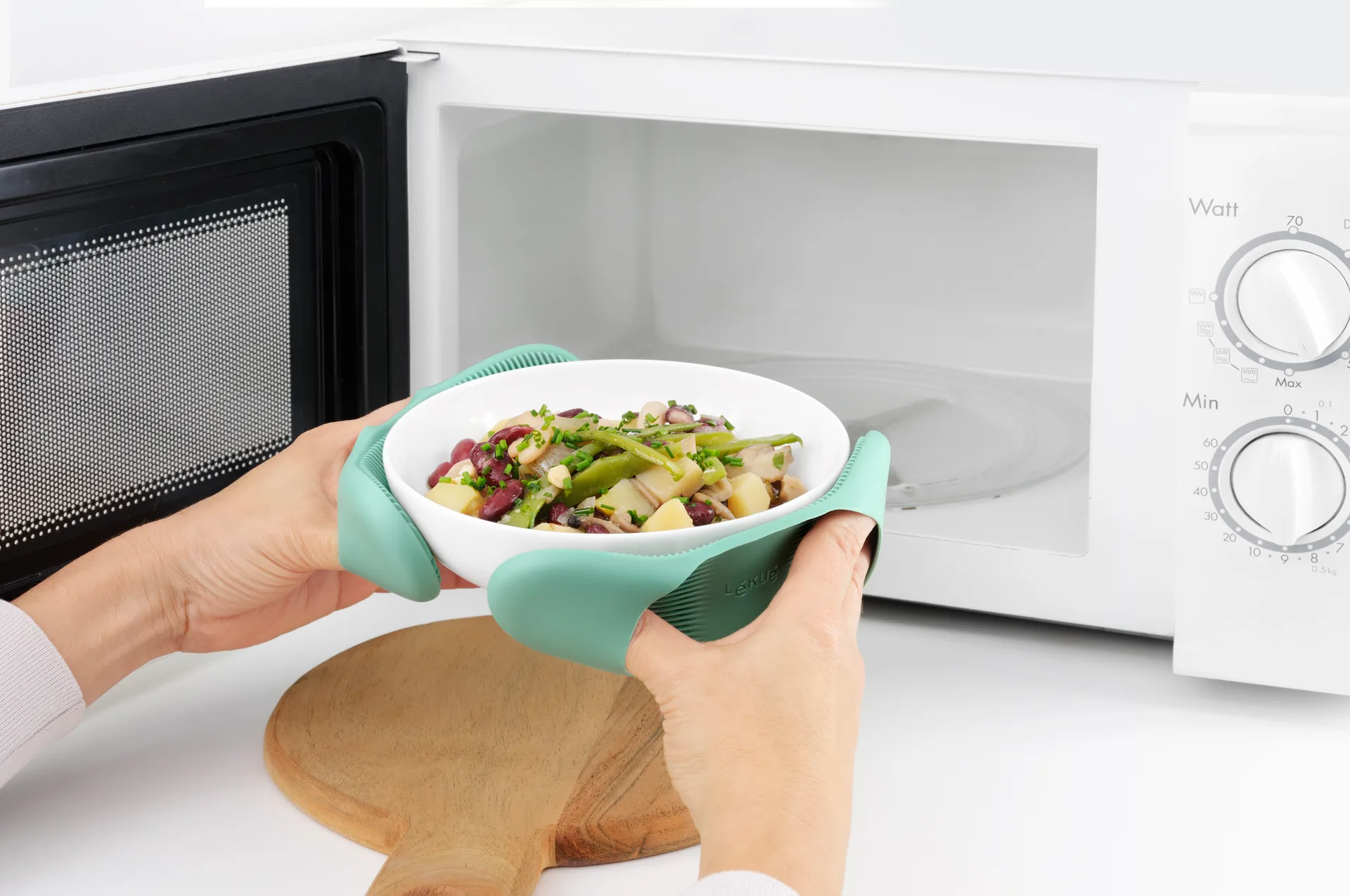 Lékué flexible Mini-Topflappen 2-teilig, Green Lékué