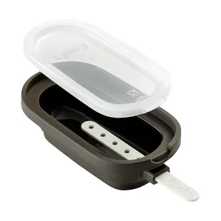Lékué klassische Eisformen 4er-Packung, Braun Lékué