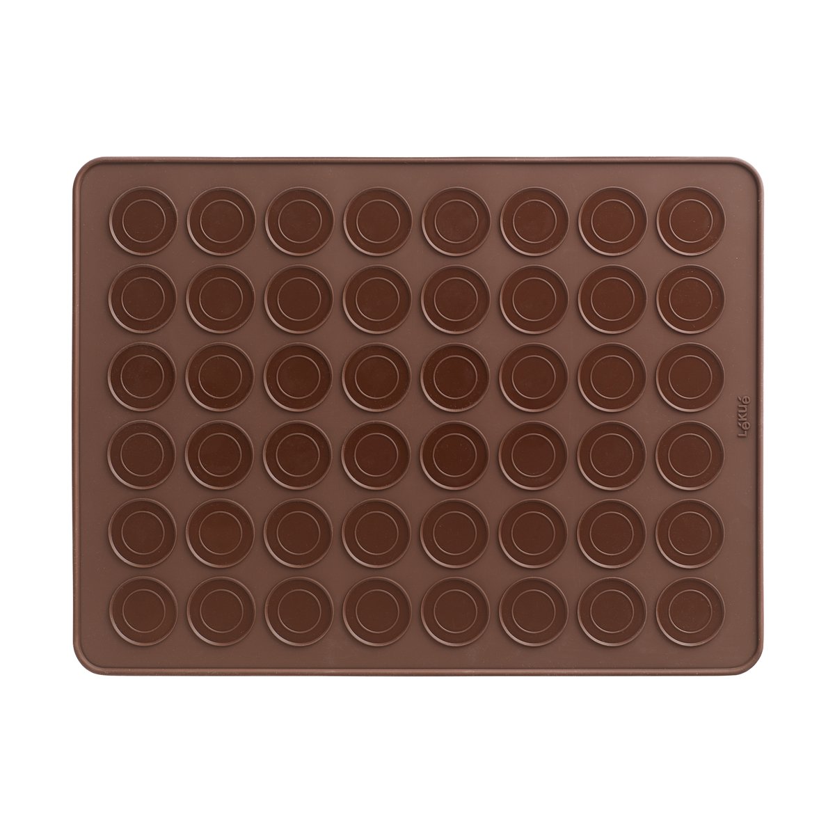 Lékué Lékué macarons Backmatte Silikon 40 cm Braun