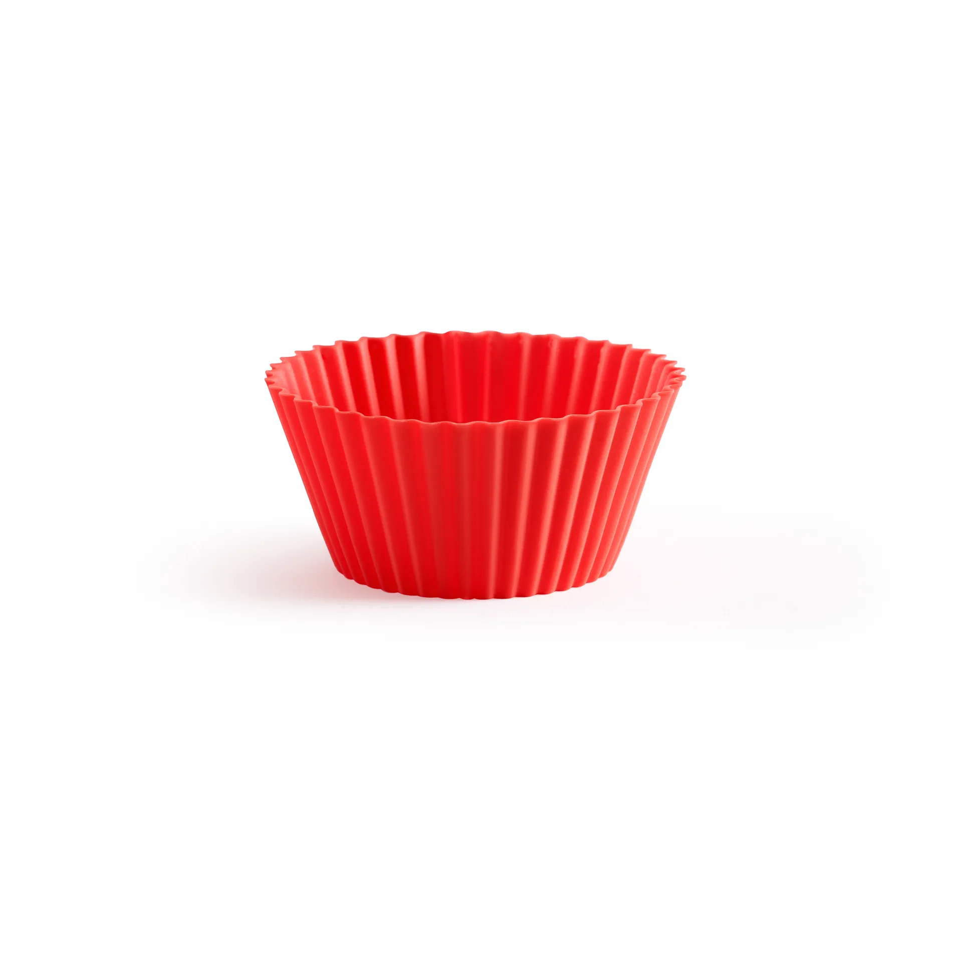Lékué Muffinformen Silikon 12-er Pack, Rot Lékué