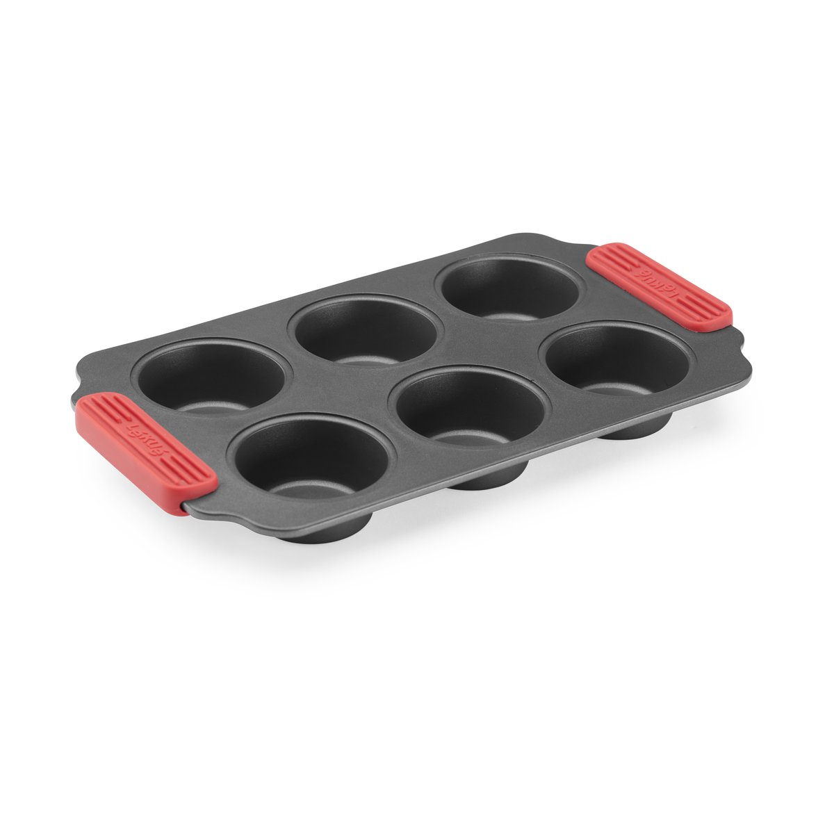Lékué Lékué non-stick Muffinform 6 Stk Rot