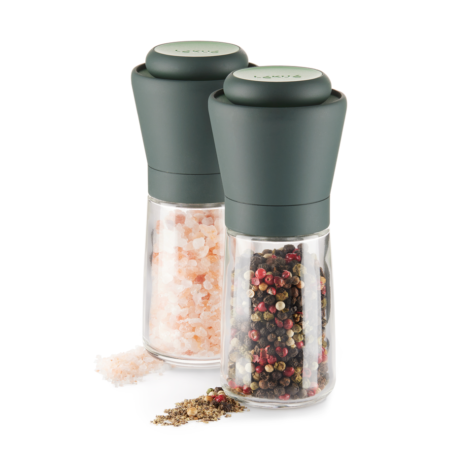 Lékué Lékué Salz- und Pfeffermühle 2er-Set Grau