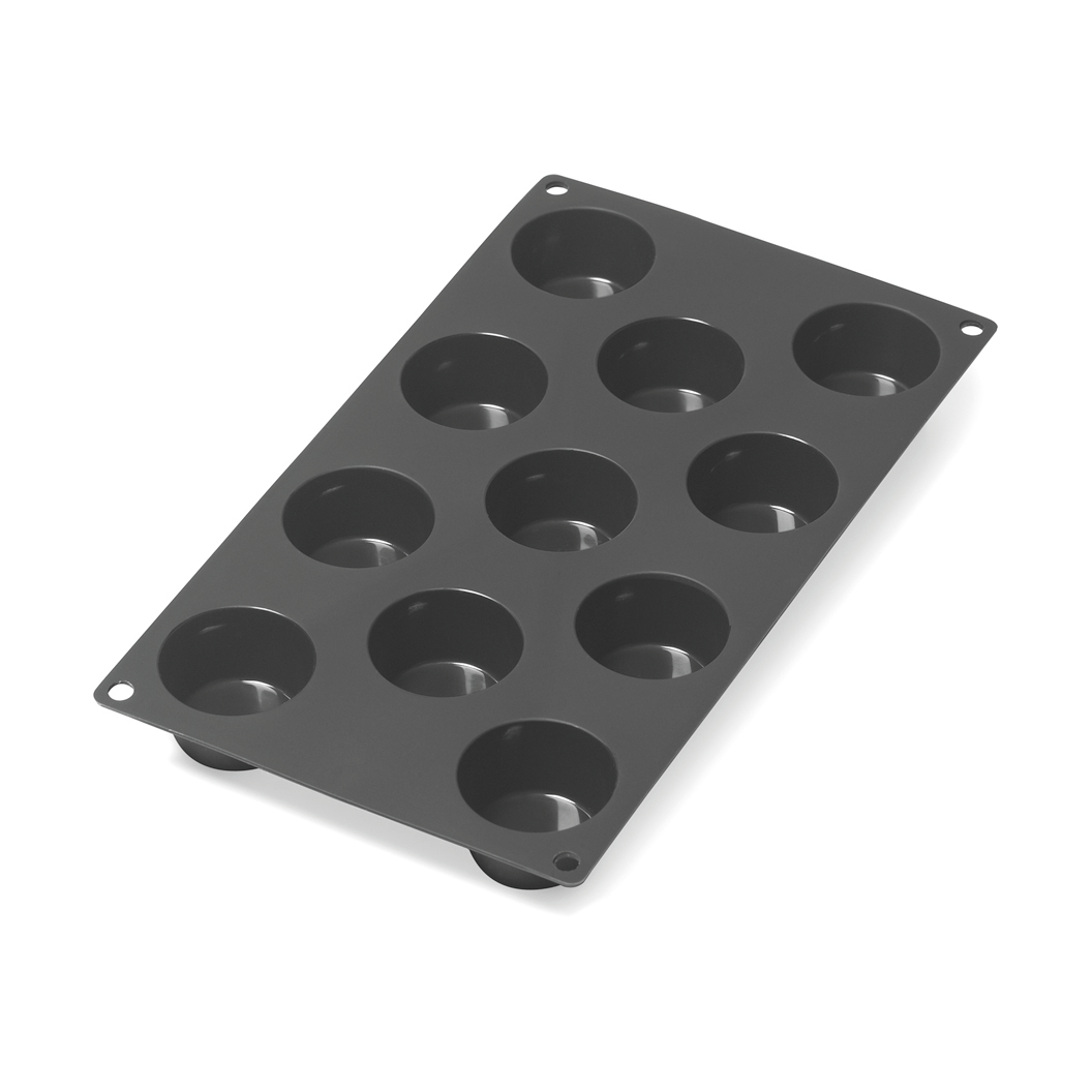 Lékué Lékué Silikonform Mini-Muffins 11 Stk. Schwarz