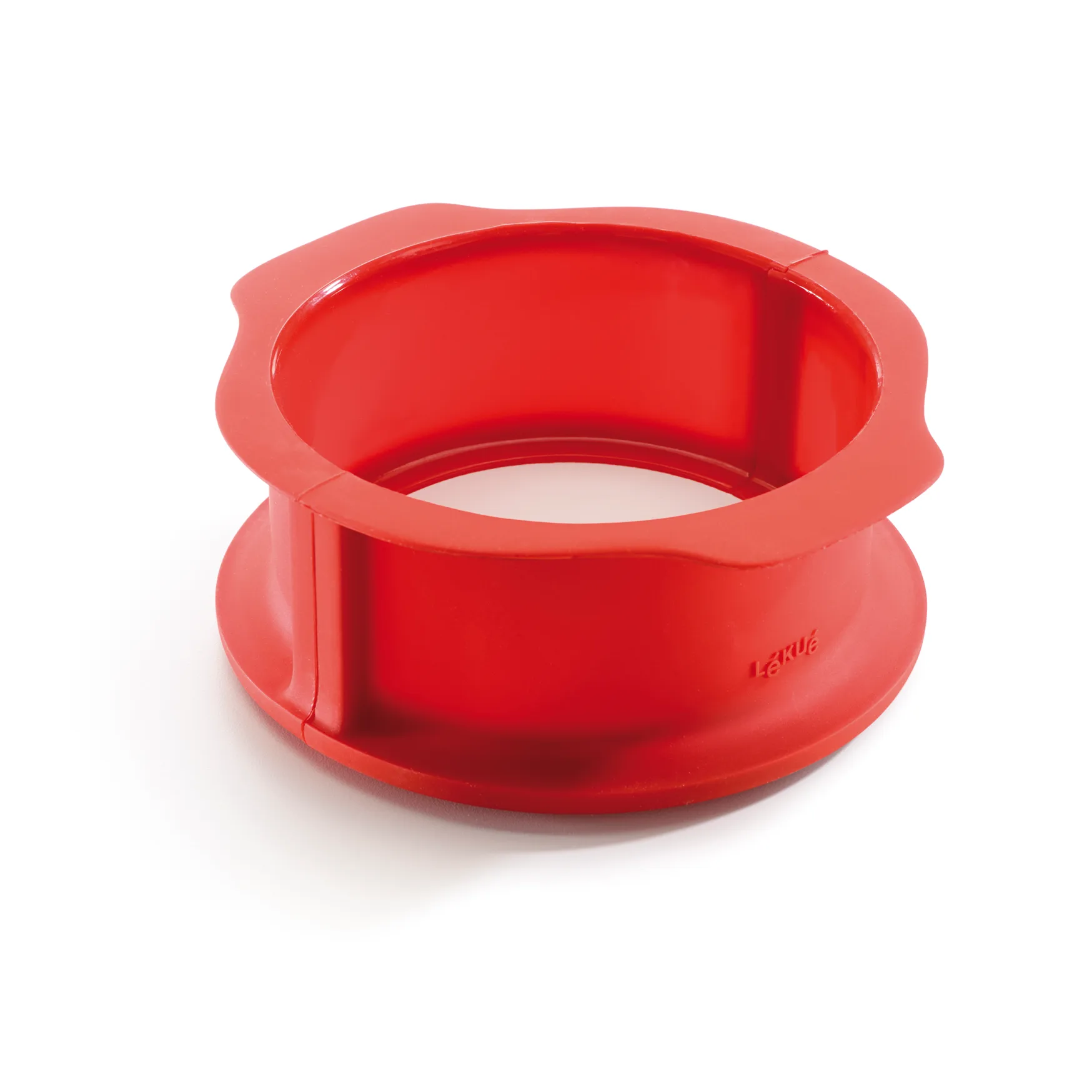 Lékué Springform mit Teller rot, 15 cm Lékué