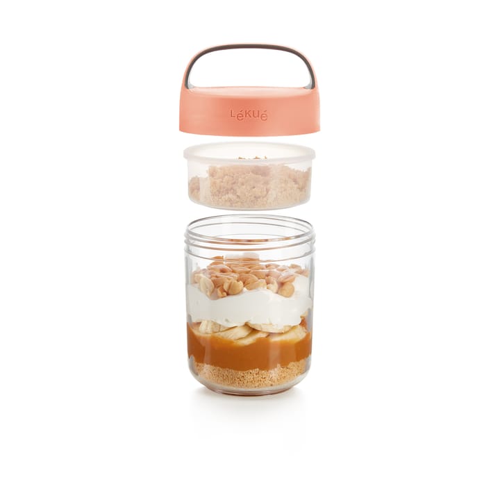 Lékué To Go Behälter 0,4 L, Coral Lékué
