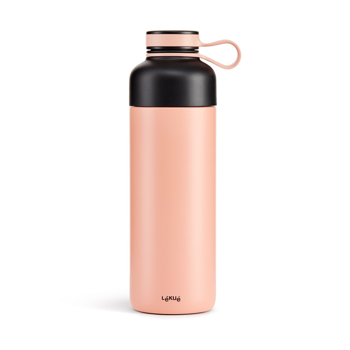 Lékué Lékué To Go isolierte Flasche 0,5 L Coral