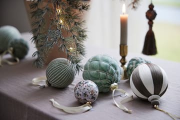 Agnes Weihnachtsbaumkugel Ø10 cm - Off-white-brown - Lene Bjerre