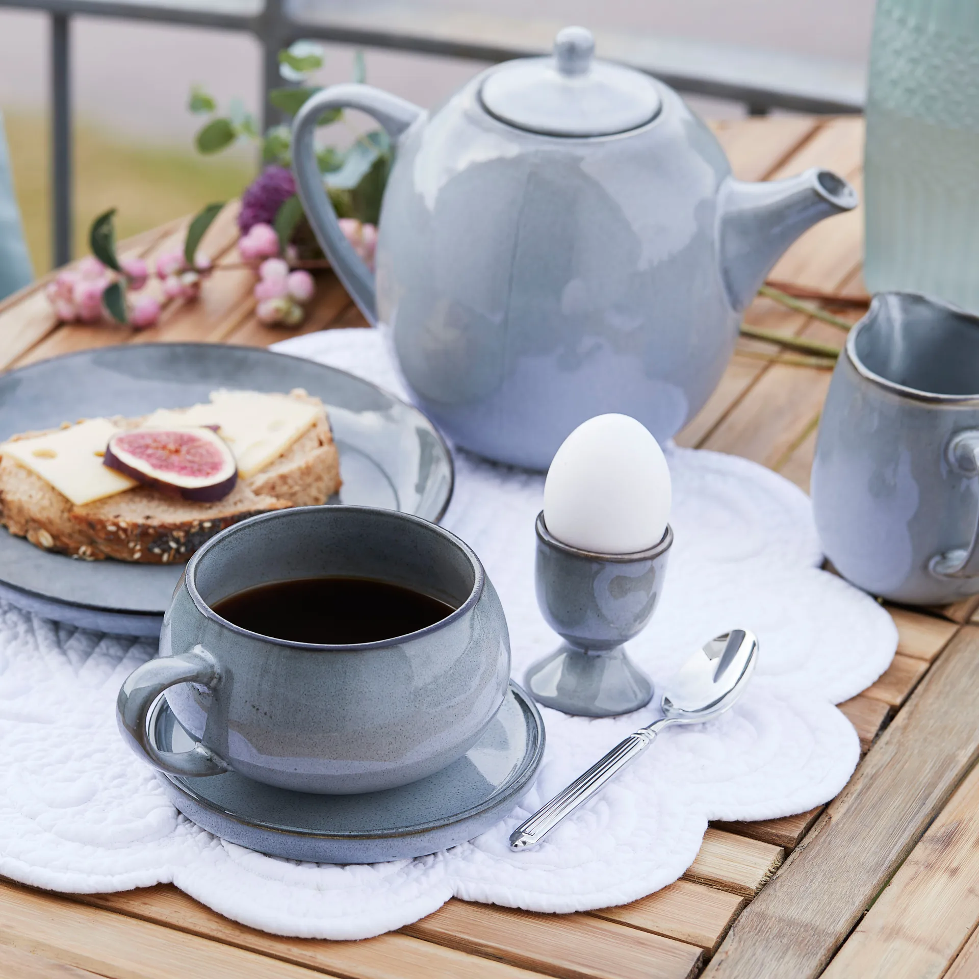 Amera Eierbecher 6,5cm, Grey Lene Bjerre