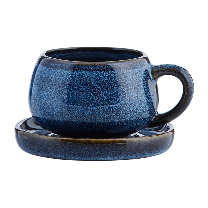 Amera Espressotasse und Untertasse 8 cl - Blau - Lene Bjerre