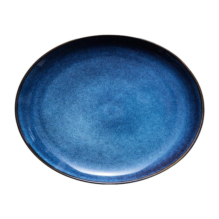 Amera ovaler Teller 29 x 22,5 cm - Blau - Lene Bjerre