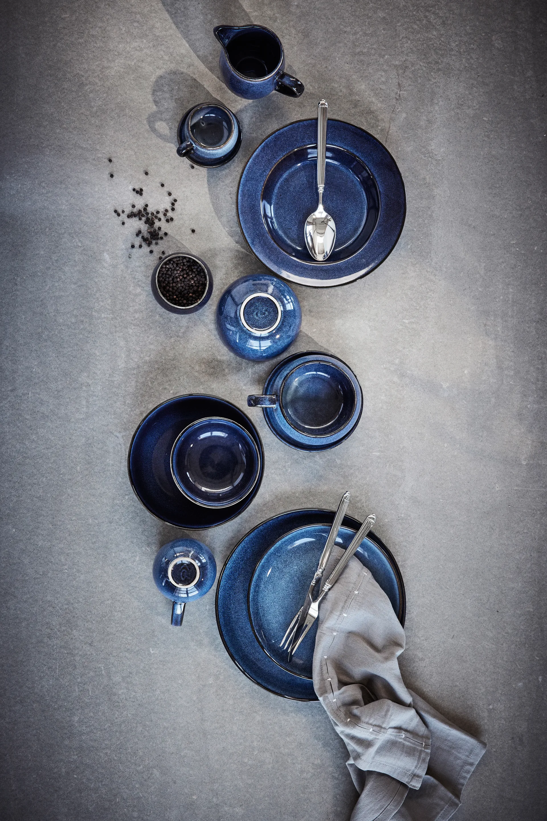Amera Saucenkanne 30cl, Blau Lene Bjerre