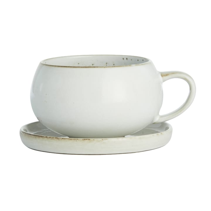 Amera Tasse und Teller - White sands - Lene Bjerre
