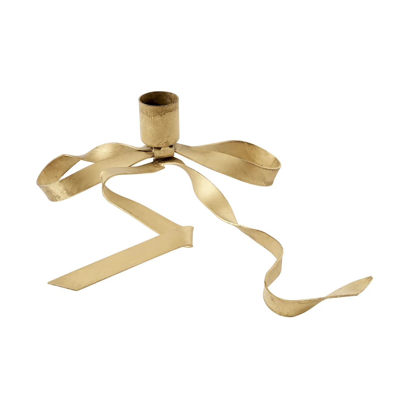 Bovinne Kerzenhalter, Goldfarben, 15x15x4,5 cm Lene Bjerre