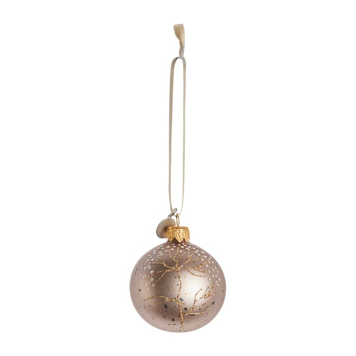 Cadelia Weihnachtskugel Zweig Ø6cm - Powder-light gold - Lene Bjerre