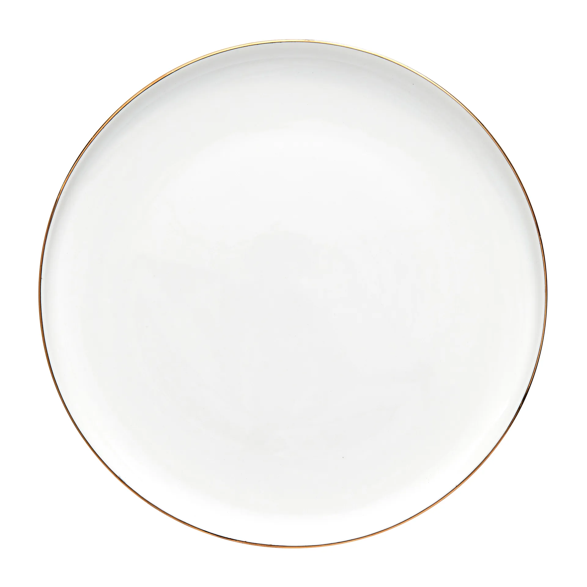 Clara Teller Ø26cm, White-light gold Lene Bjerre