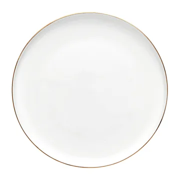 Clara Teller Ø26cm - White-light gold - Lene Bjerre