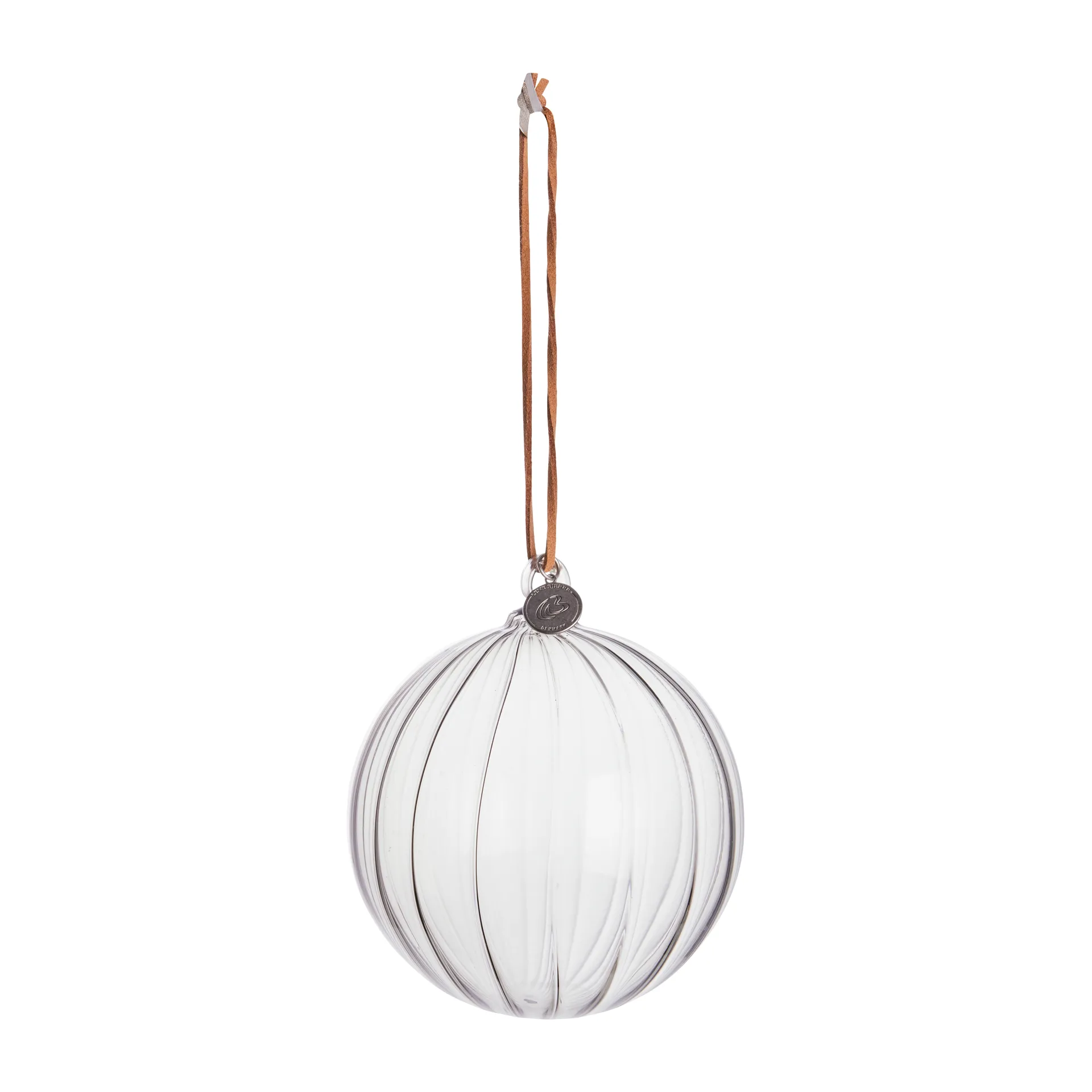 Clarisse Weihnachtskugel Ø10cm, Dark grey Lene Bjerre