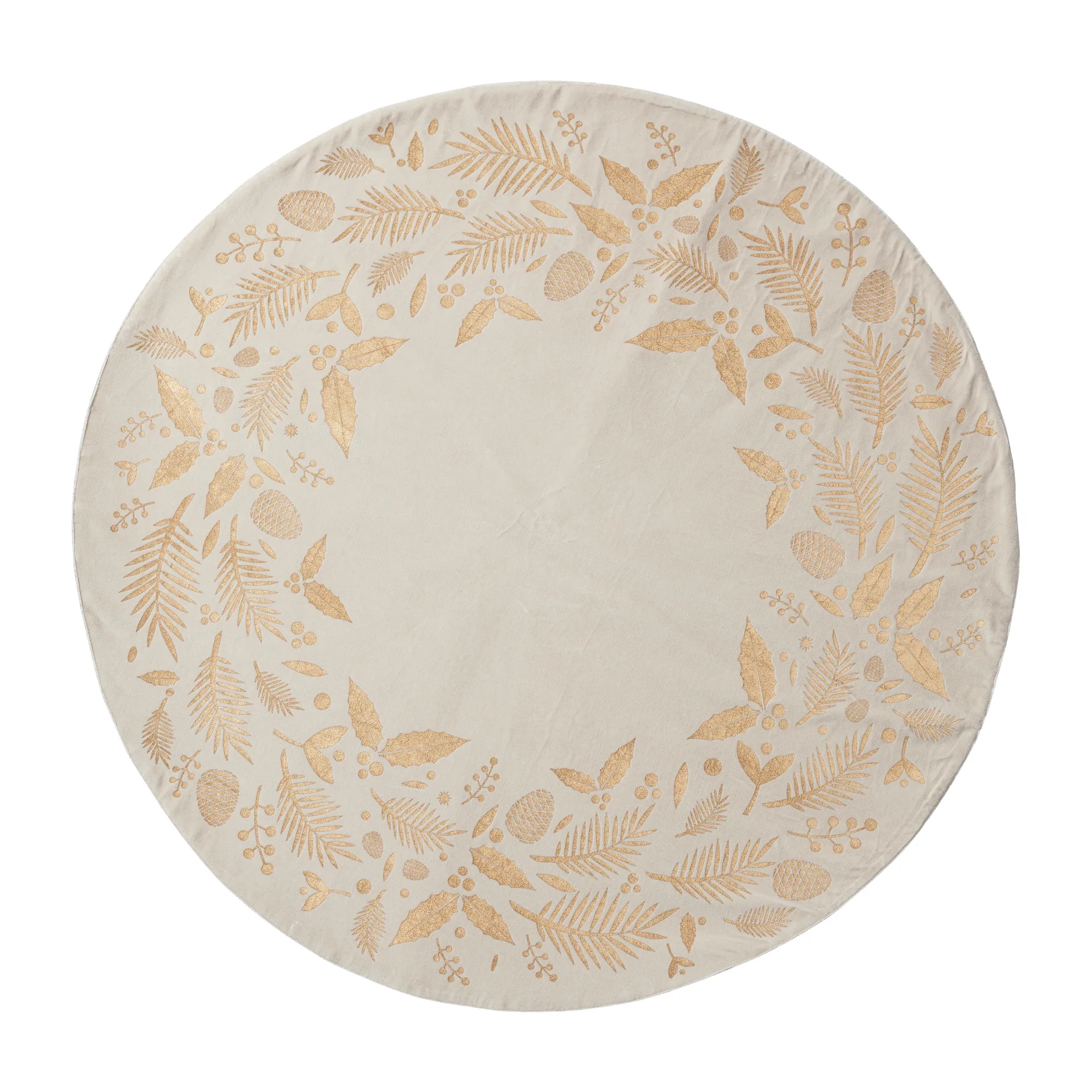 Cristie Weihnachtsbaumteppich Ø110cm, Linen-light gold Lene Bjerre