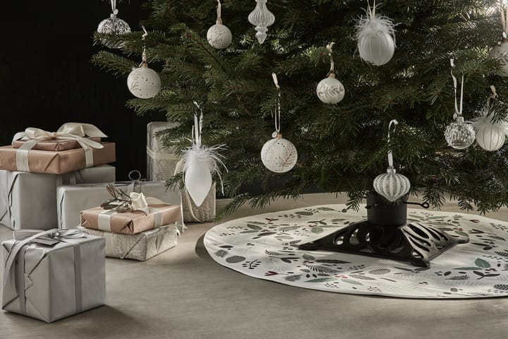 Cristivia Weihnachtsbaumteppich Ø110cm - White-multi - Lene Bjerre