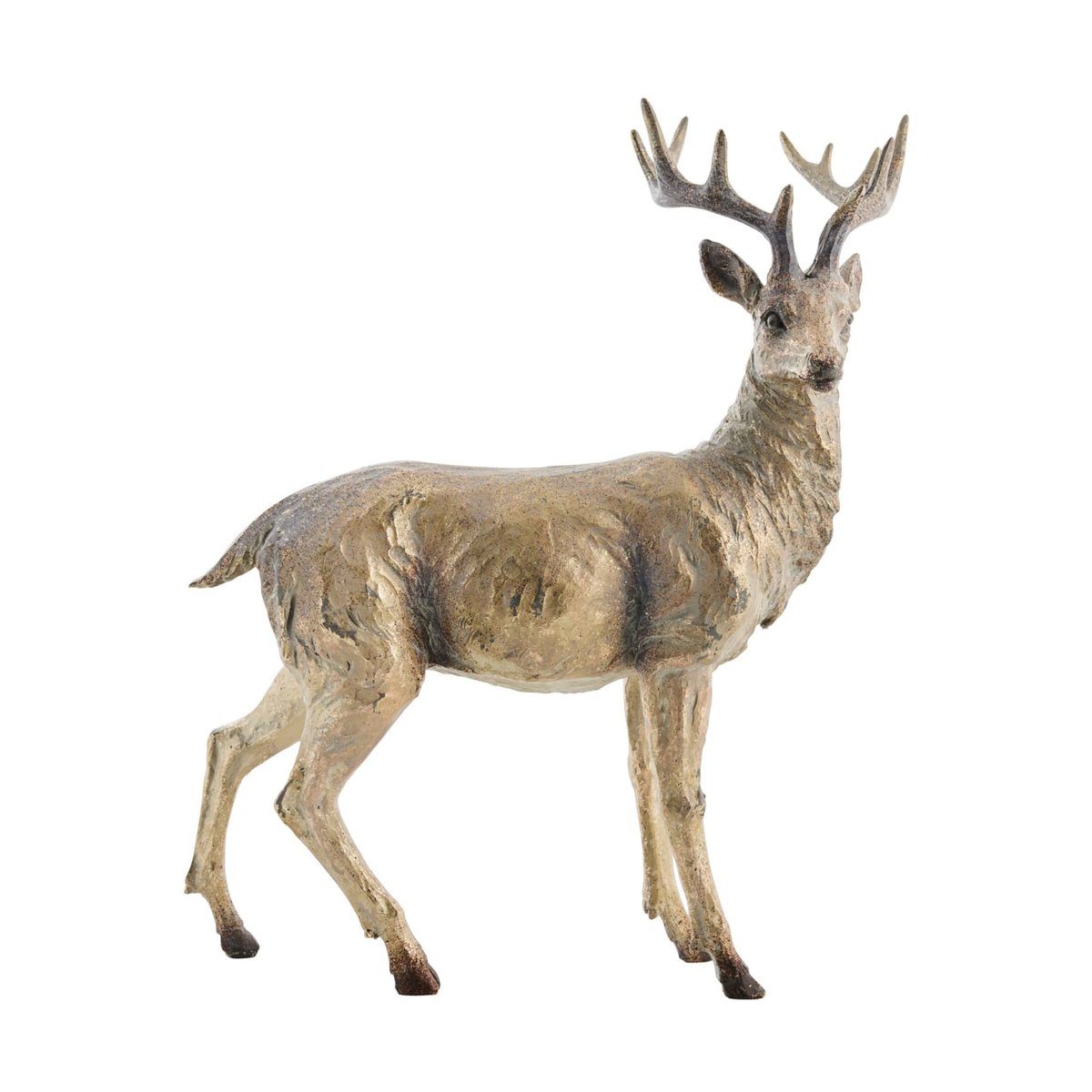 Lene Bjerre Daisy Dekoration Hirsch 44,5 cm Antikes Messing