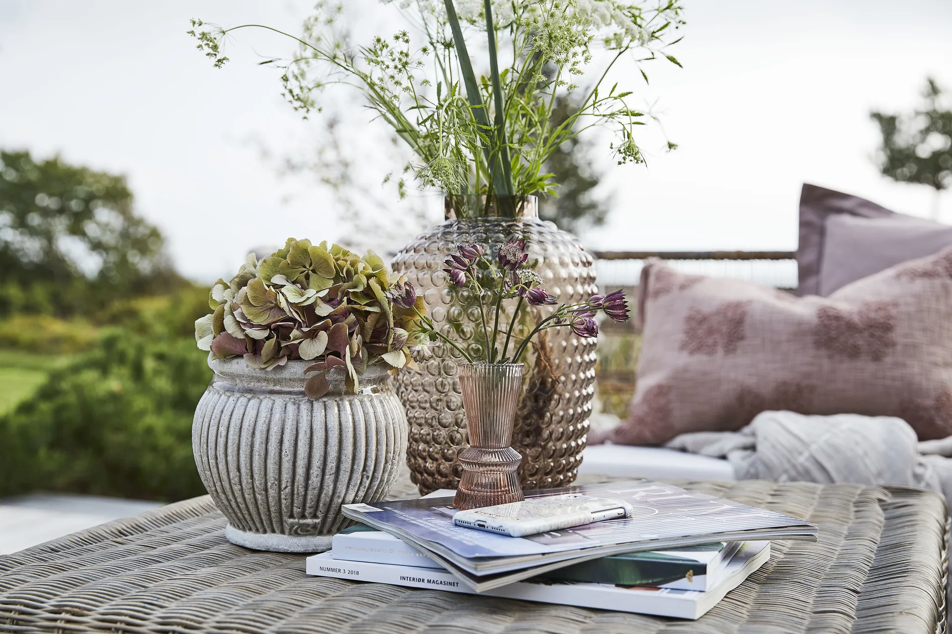 Dorinia Vase 25cm, Bark Lene Bjerre