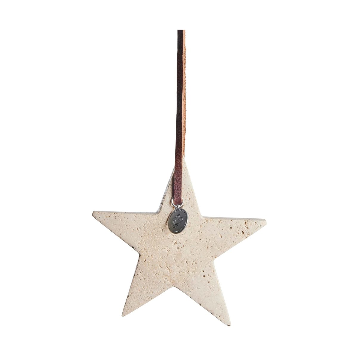 Lene Bjerre Elina Weihnachtsanhänger Stern 10 cm Leinen