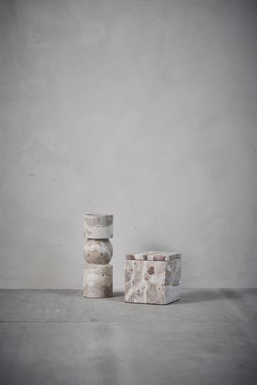 Ellia Aufbewahrungsbox Marmor 12 x 12 cm - Linen - Lene Bjerre