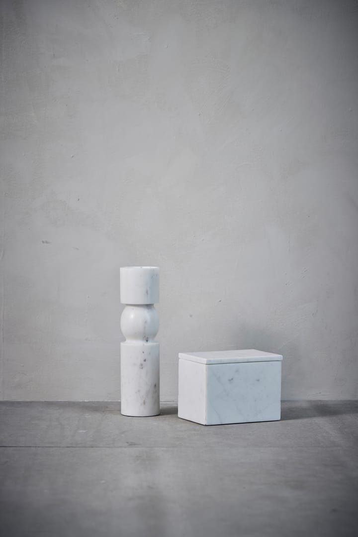 Ellia Aufbewahrungsbox Marmor 16,5 x 11,5 cm - White - Lene Bjerre