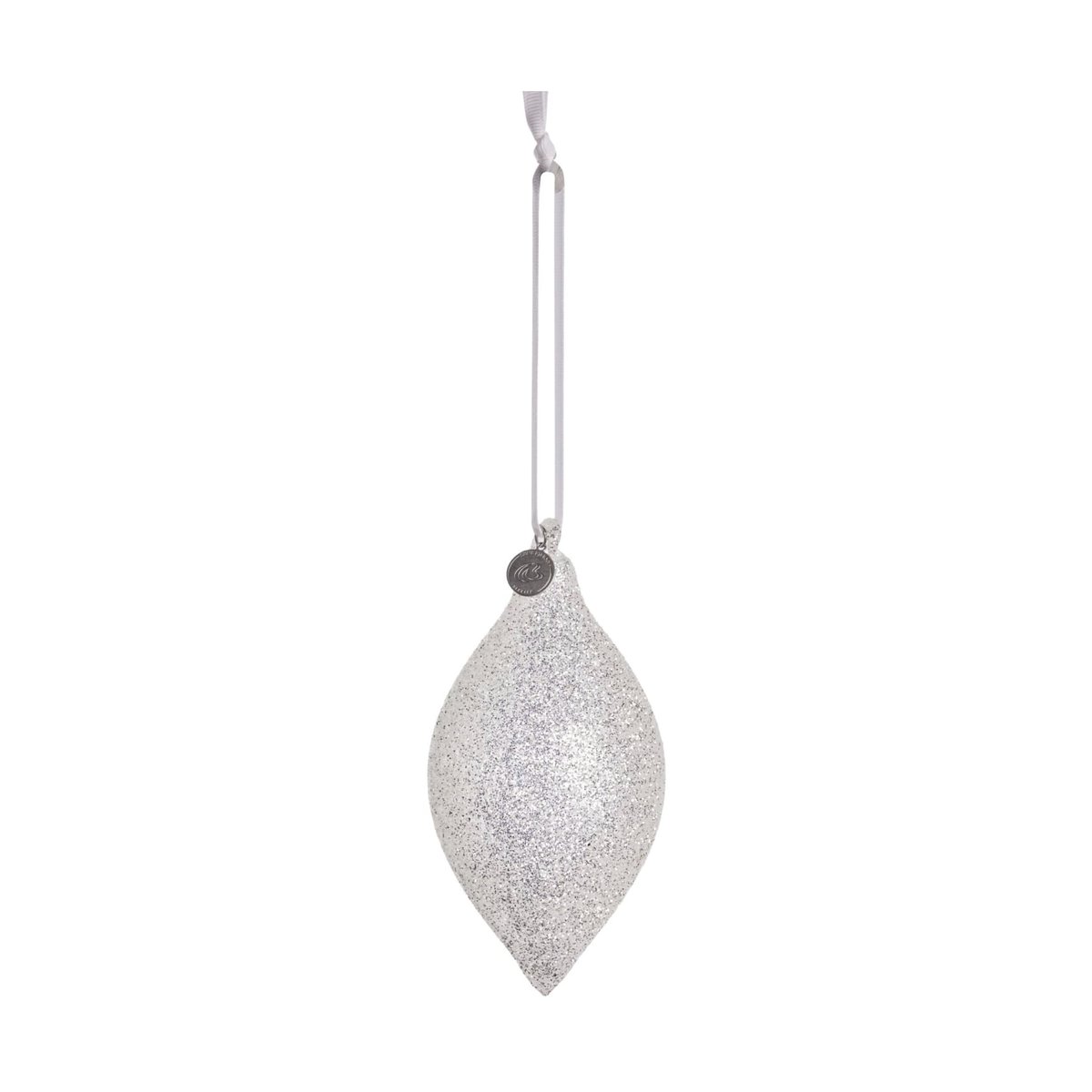 Lene Bjerre Glitteria Dekoration Weihnachtsanhänger 17 cm Silber
