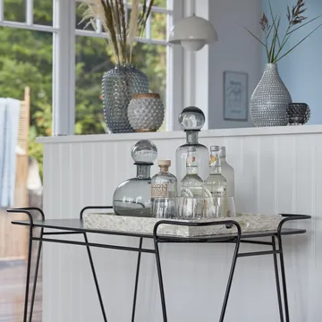 Hedria Karaffe 27,5cm - Smoked grey - Lene Bjerre