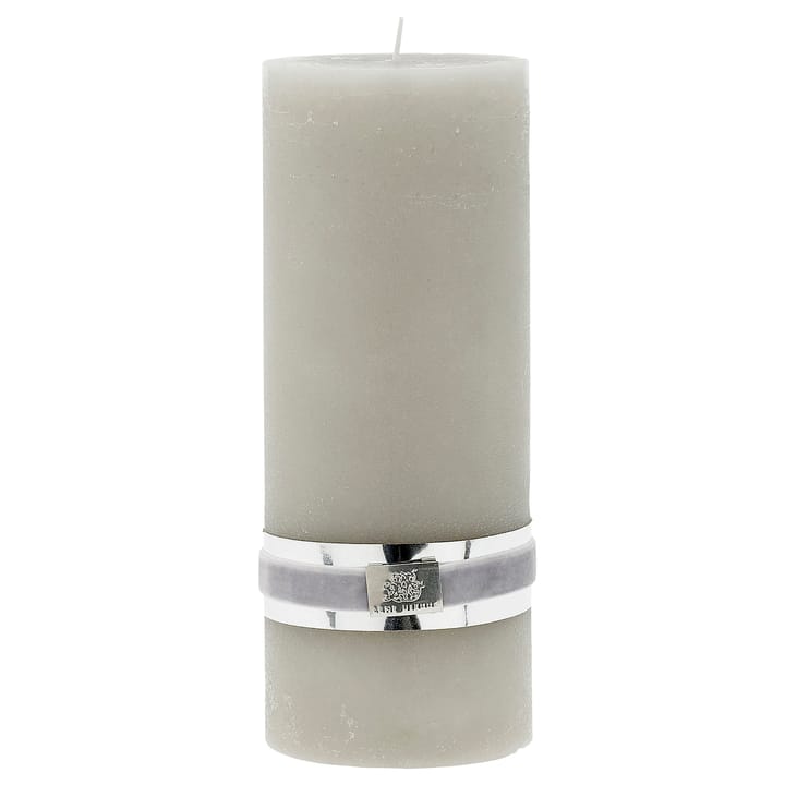 Lene Bjerre Rustic Kerze silver grey Ø7,5cm, 20cm Lene Bjerre