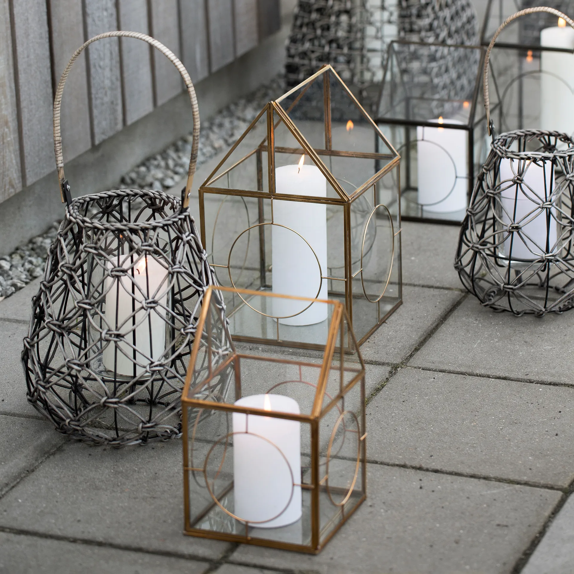 Lene Bjerre Rustic Kerze, Weiß 12,5cm Lene Bjerre