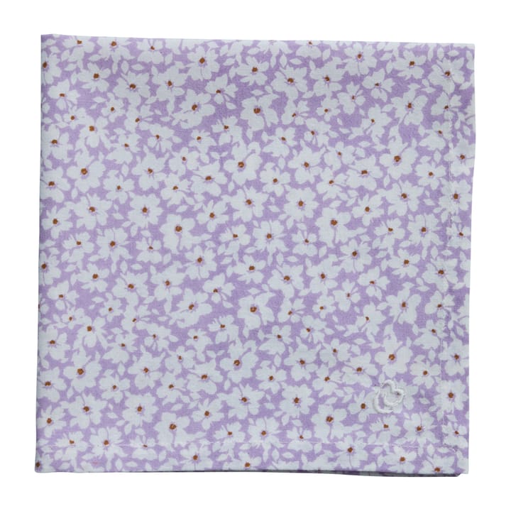 Liberte Serviette 40 x 40cm - Lilac-white - Lene Bjerre