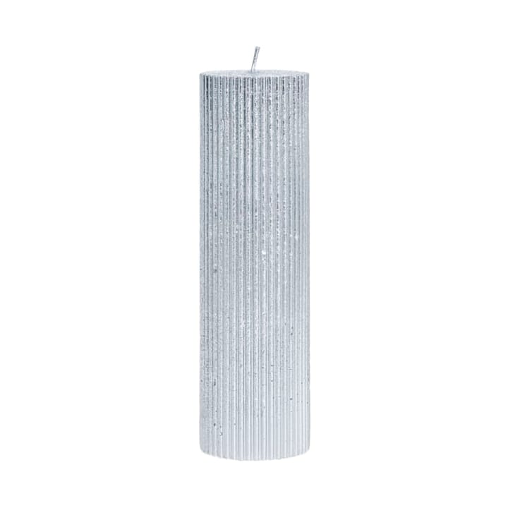 Lissa Kerze Ø6x20 cm - Silber - Lene Bjerre