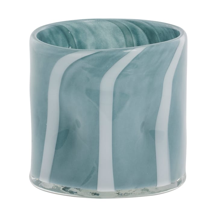 Marelle Vase Ø10 cm - Light blue-white - Lene Bjerre