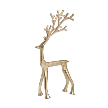 Marely Dekoration Rentier 23 cm - Hellgold - Lene Bjerre